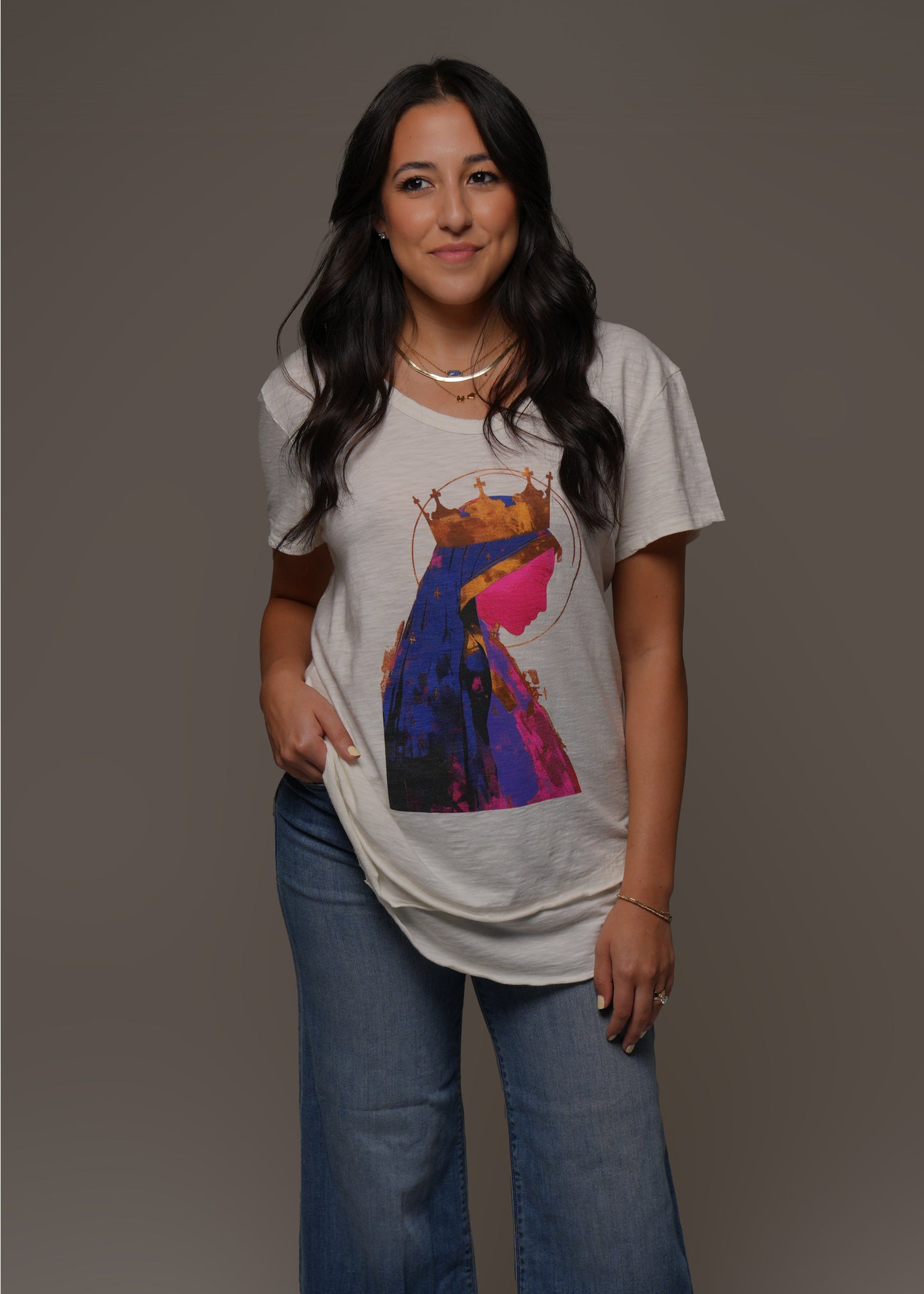 Radiant Mother Ruffle Tee