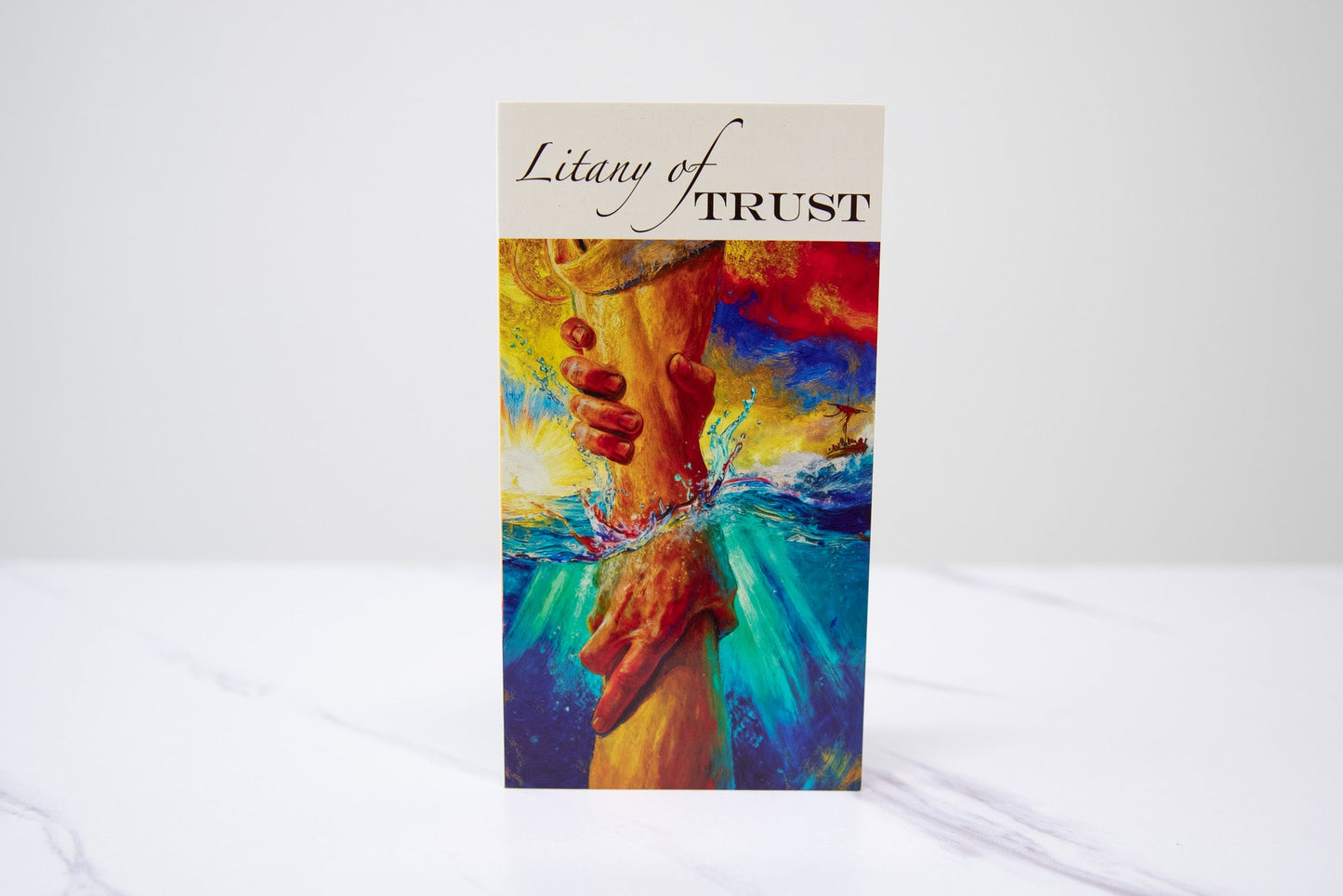 The Litany of Trust Prayer Card